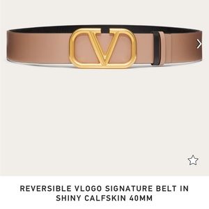 Reversible Valentino belt